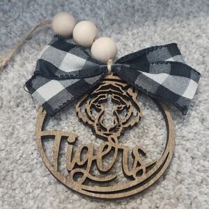 Tigers laser engraved car charm/Christmas ornament